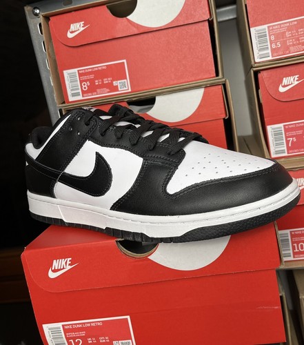 EU Größe 46 - Nike Dunk Low Black White - Bild 6 von 6