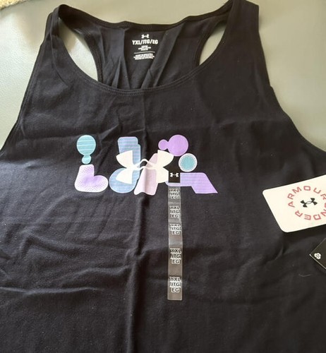 Under Armour Girl's Bubble Tank Top Shirt Size Youth XL (18) NEW - Picture 2 of 3