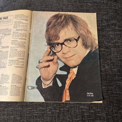 Jackie Magazine - 13 Jun 1970 Elton John (x2) Steppenwolf Pentangle - Picture 2 of 10