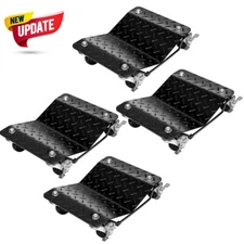 Upgraded Car Dolly Wheel Tire Dolly 4x Heavy Duty Skate Auto Repair Dolly 6000LB