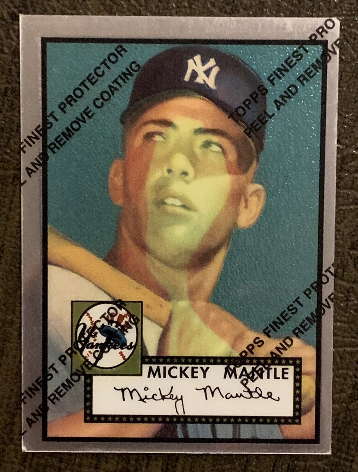 1996 Topps Stadium Club - Mickey Mantle #MM2 Mickey Mantle GAME USED BAT  CHIP