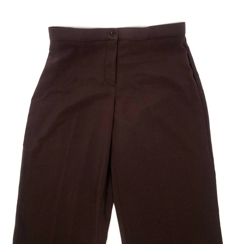 Dressbarn Womens Pants Brown Size Petite 10P Straight Leg Stretch Workwear - Picture 3 of 9