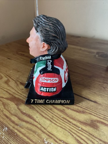Art Warehouse 1:4 John Force Head Bust Statue Mac Tools 7X Champion - Picture 2 of 7