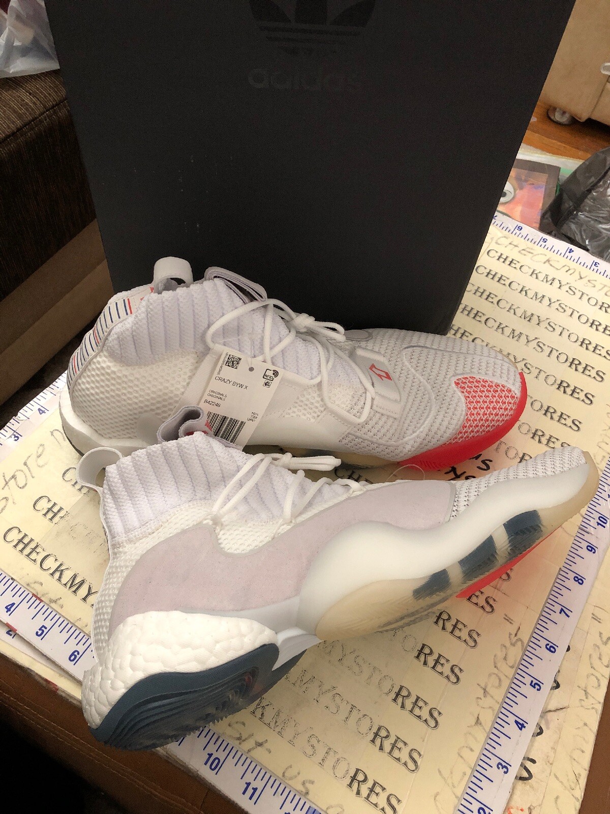 Size 11 Adidas Crazy Byw X Cloud White 18 For Sale Online Ebay