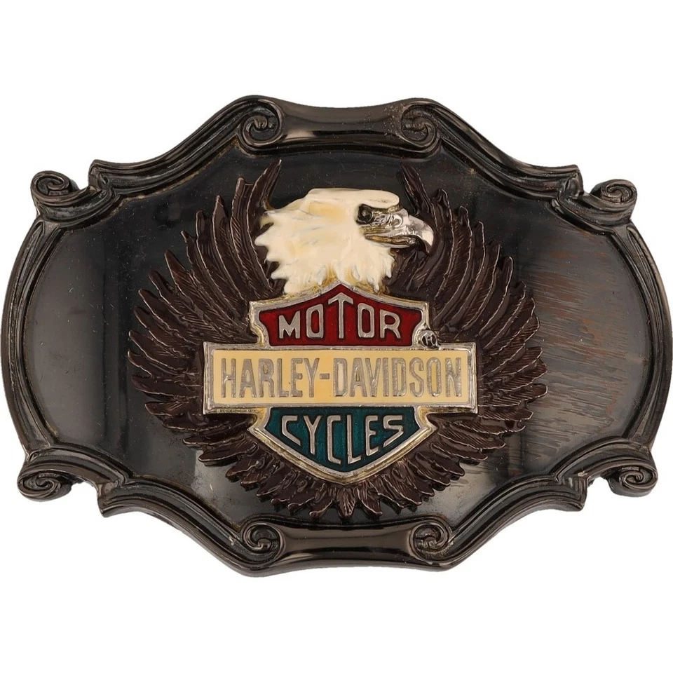 New Harley Davidson Motorcycle 75th Eagle B&S Logo 1970s NOS Vintage Belt Buckle - Image 2 of 4