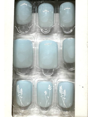 2x Kiss Impress Press-On Manicure Nails - Limited Jess Conte Bondi IM16X Blue - Picture 2 of 6