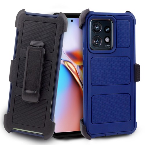 For Motorola Edge 2023 Defender Case Cover with Holster Belt Clip + Fast Charger - Picture 112 of 114