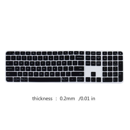 Ergonomic Keyboard Waterproof Silicone Keyboard Protectors Skin for Craft Mx - Bild 8 von 13