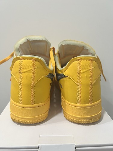 Nike Air Force 1 Low Off White ICA oro amarillo talla 7,5 - Imagen 4 de 8