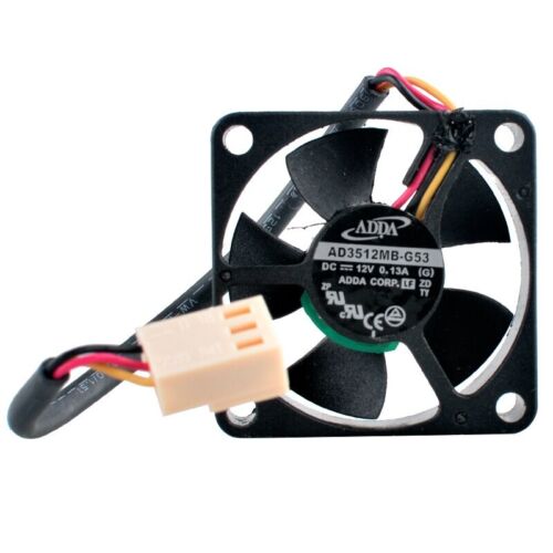 AD3512MB-G53 35x35x10mm DC12V 0.13A 3pin cooling fan for microcomputer CPU - Picture 4 of 5