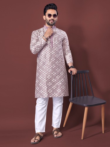 Kinder Traditionell Indisch Kleidung Pyjama Jungen Ethnisch Sherwani Satz für - Picture 30 of 54