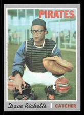1970 Topps Dave Ricketts #626 - Pittsburgh Pirates (Semi-High Number)