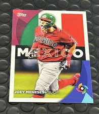 JOEY MENESES MEXICO WBC WORLD BASEBALL CLASSIC 2023 Topps Series 2 Two #WBC-52