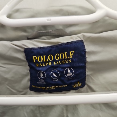 Ralph Lauren Polo Golf Puffer Gilet Down Water Repellent Bodywarmer Vest Large - Picture 8 of 10