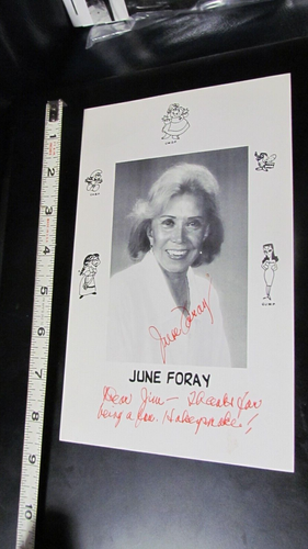June Foray signed Photo - Bild 1 von 3