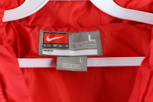 Vtg Nike Boys Large Distressed Mini Swoosh Ohio State University Puffer Jacket - Picture 8 of 11