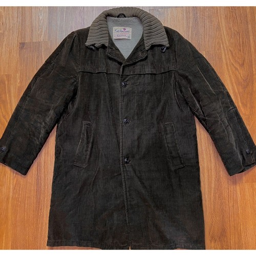 Vintage Robert Hall Fleece gefütterter Cordmantel. Größe 40 (Herren M).