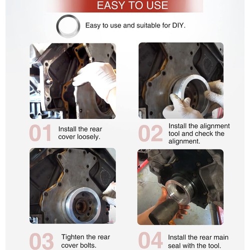 for LS Rear Main Cover Alignment Seal Install Tool GM Gen III IV 4.8 5.3 5.7 6.0 - Picture 13 of 13