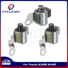 3PCS Transmission Solenoid Shift Lock Up Kit TCC For Toyota A340E A340F