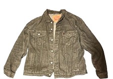 Vintage Levi's 72334-8390 Black Trucker Jacket Jean XL Men Denim