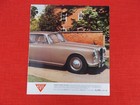 1960's  Alvis  saloon Three liter Coupe , convertible  series 2  sales brochure