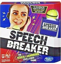 BRAND NEW Speech Breaker Interactive w/Microphone, Headphones Hasbro Board Game