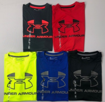 Boy/'s Youth Under Armour Heatgear Loose Fit Sleeveless Polyester Shirt