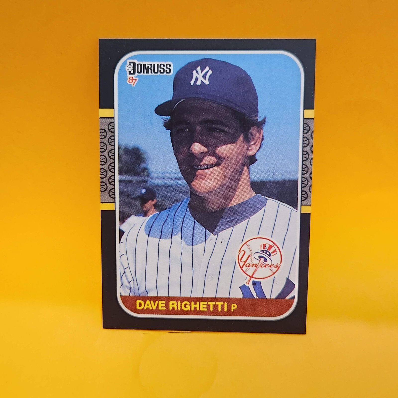 1987 Donruss - #128 Dave Righetti New York Yankees Baseball Card