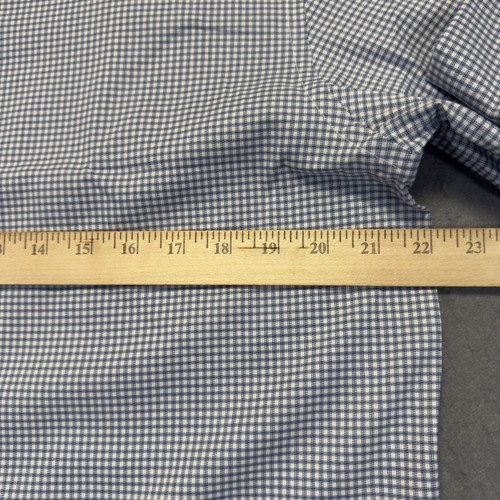 Camisa Charles Tyrwhitt Adulto 16/34 Cuello Extendido Negra Plata Cuadros Sarga Para Hombres - Imagen 9 de 11