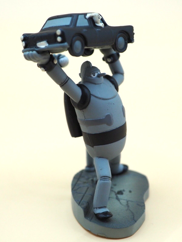 Tetsujin 28-go Time Slip Glico Kaiyodo Mini Figure Monochrome version Japan G064 - Picture 5 of 7