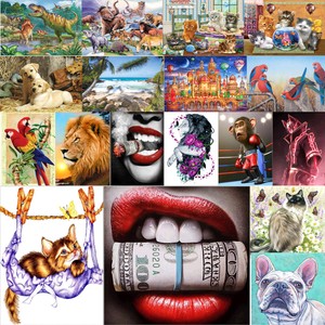5D Diamond Painting Embroidery DIY Full Drill Diamant Kreuzstich Stickerei Bild
