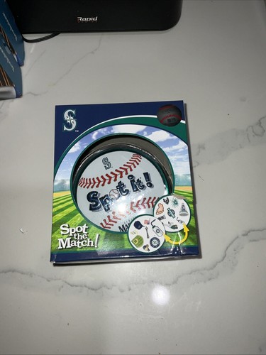 Major League Baseball MLB Spot It! Card Game Seattle Mariners Edition New Tin