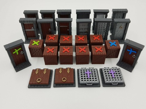 ¡Paquete de puertas, fichas y puertas de bóveda para objetivos Zombicide Black Plague! - Imagen 36 de 43