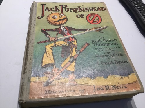1929 Ruth Plumly Thompson /  "Jack Pumpkinhead of Oz" Illustrated 1st color - Foto 1 di 5