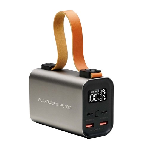 ALLPOWERS PB100 Powerbank 24000mAh or 21W Solarpanel Tragbares Ladegerät Outdoor - Bild 19 von 20