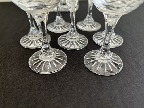 VINTAGE BOHEMIA CRYSTAL DECANTER & 7 SHERRY PORT GLASSES - GREAT CONDITION - Picture 7 of 13