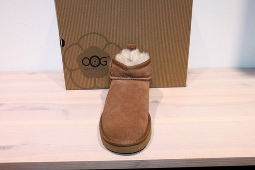 OOG GENERATION Wildleder Stiefel Leder Lammfell Yeti Boots Camel - Neu ! - Bild 6 von 9