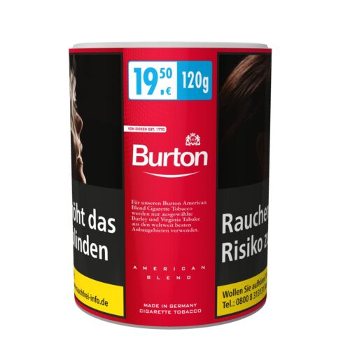 2 x Burton Original Zigarettentabak Dose á 120 gr. zu 19,50 - Bild 1 von 3