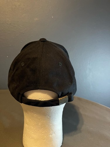 MBRP Performance Exhaust Hat Cap Adjustable Strap Black Red Baseball 100% Cotton - Picture 4 of 5
