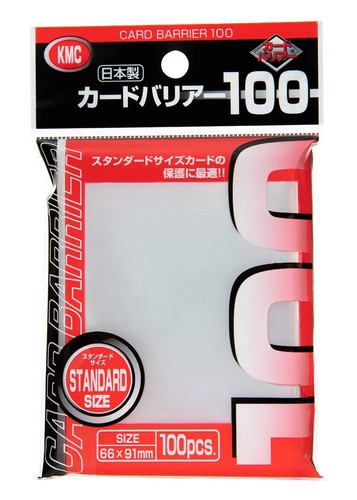 KMC Card Barrirer Standard Fit Size Soft Sleeves Collectible Cards 100 pcs x 30 - Picture 2 of 2