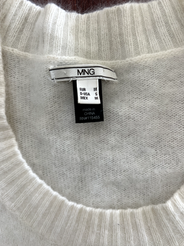Women's Scoop Neck Angora fluffy SUPER SOFT 40% Angora Sweater 6% Wool Short SLV - Picture 10 of 12