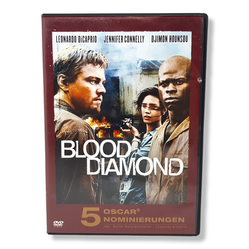 Blood Diamond DVD Leonardo DiCaprio Jennifer Connelly Djimon Hounsou Ex Söldner - Picture 1 of 3