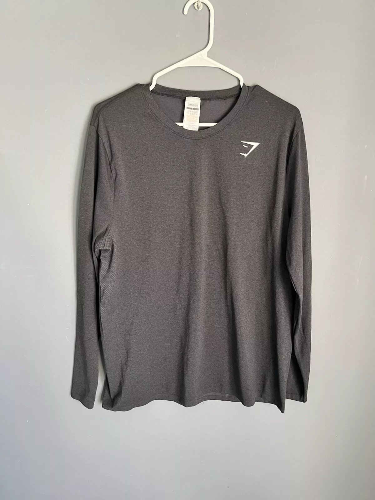 gymshark long sleeve gym workout t-shirt tee top shirt