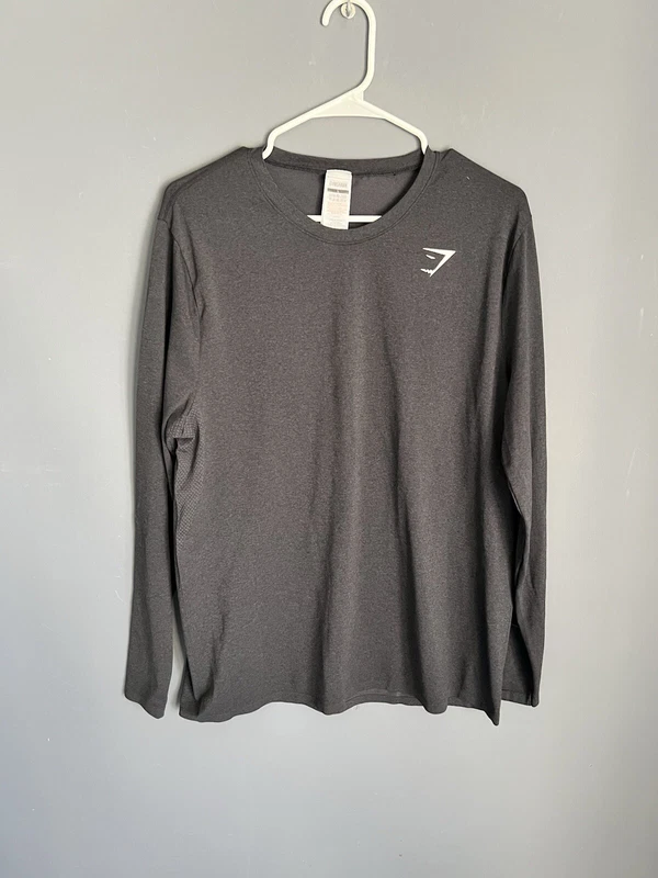 gymshark long sleeve gym workout t-shirt tee top shirt