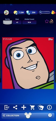 3 Digital Topps Disney Buzz Lightyear Cards, Digital Card. READ DESCRIPTION! - Picture 2 of 3