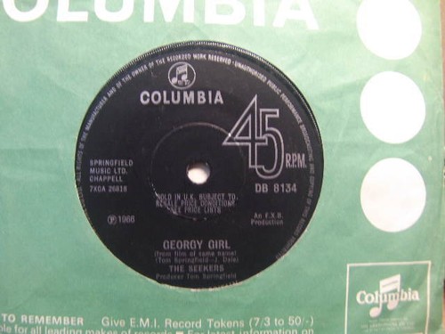 The Seekers - Georgy Girl 1966 7" Columbia DB 8134