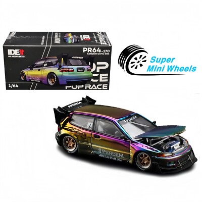 【PR64-170】ポップレース PANDEM シビック EG6 インドネシア限 POP RACE HONDA CIVIC PANDEM EG6 MAGIC CHROME INDONESIA