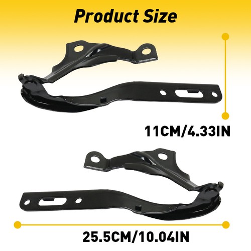 Set of 2 Hood Hinges Driver & Passenger Side Left Right for Honda Accord Pair - Bild 2 von 7