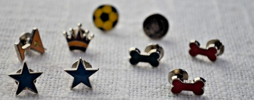 Assorted Vintage Lot of 1/2 inch Enamel Screw Rivets - Bild 3 von 24