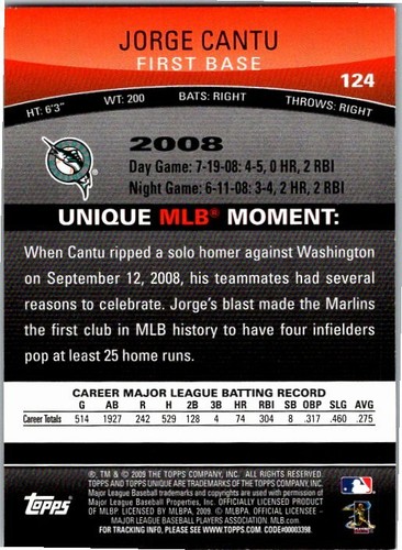 2009 Topps Unique Baseball - Pick Choose Your Cards  - Picture 61 of 79